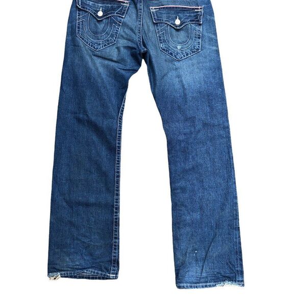 True Religion Jeans Size 36 STRAIGHT Blue - Picture 3 of 10